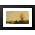 thumbnail image 2 of Prilidiano Pueyrredòn 14x10 Black Modern Framed Museum Art Print Titled - La Lavandera (Between 1840 and 1870), 2 of 5