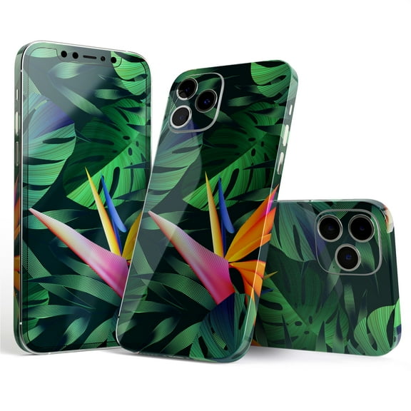 DesignSkinz Tropical Summer Jungle v2 Full-Body Skin Decal Wrap Cover for iPhone 16 Plus