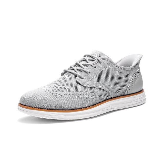 Zapatos Oxford para Hombre Bruno Marc BMUMOX2415 Gris Talla 12