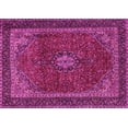 thumbnail image 1 of Ahgly Company Indoor Rectangle Medallion Pink Traditional Area Rugs, 7' x 9', 1 of 4