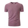thumbnail image 3 of Enridrech Men's Slim Tshirt Crew Neck Short Sleeve T Shirt Textured Casual Summer Tee Fashion Comfort Tops for Men, 3 of 7
