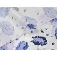 thumbnail image 6 of oneOone Velvet Medium Purple Fabric Florals Dress Material Fabric Print Fabric By The Yard 58 Inch Wide, 6 of 7