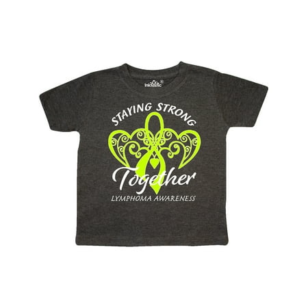 

Inktastic Lymphoma Awareness Staying Strong Together Gift Toddler Boy or Toddler Girl T-Shirt