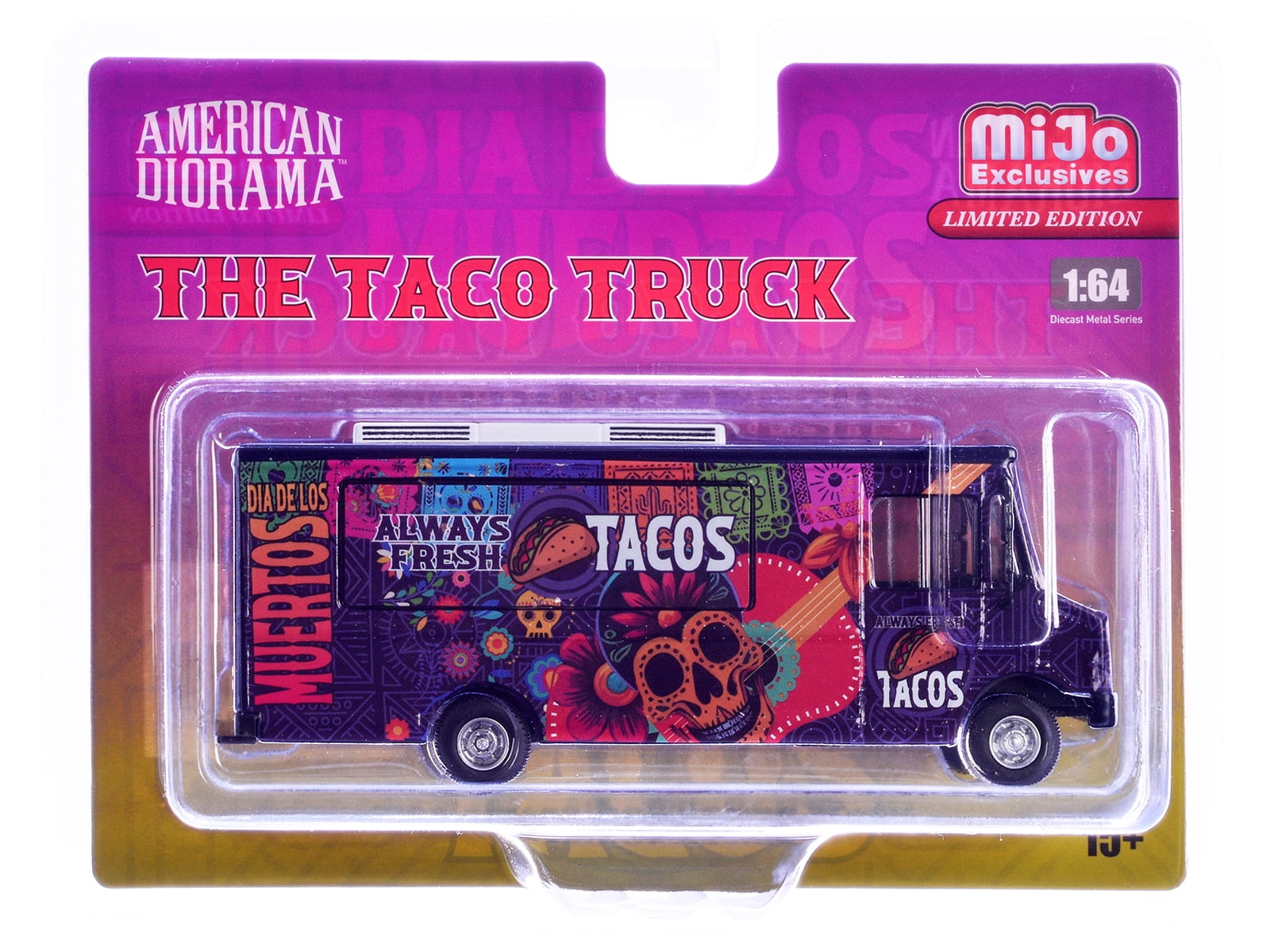 ミニカー A.D 1/64 IN-N-OUT Food Track PRE-ORDER) American Diorama 1:64 Food Truck Miniature Model