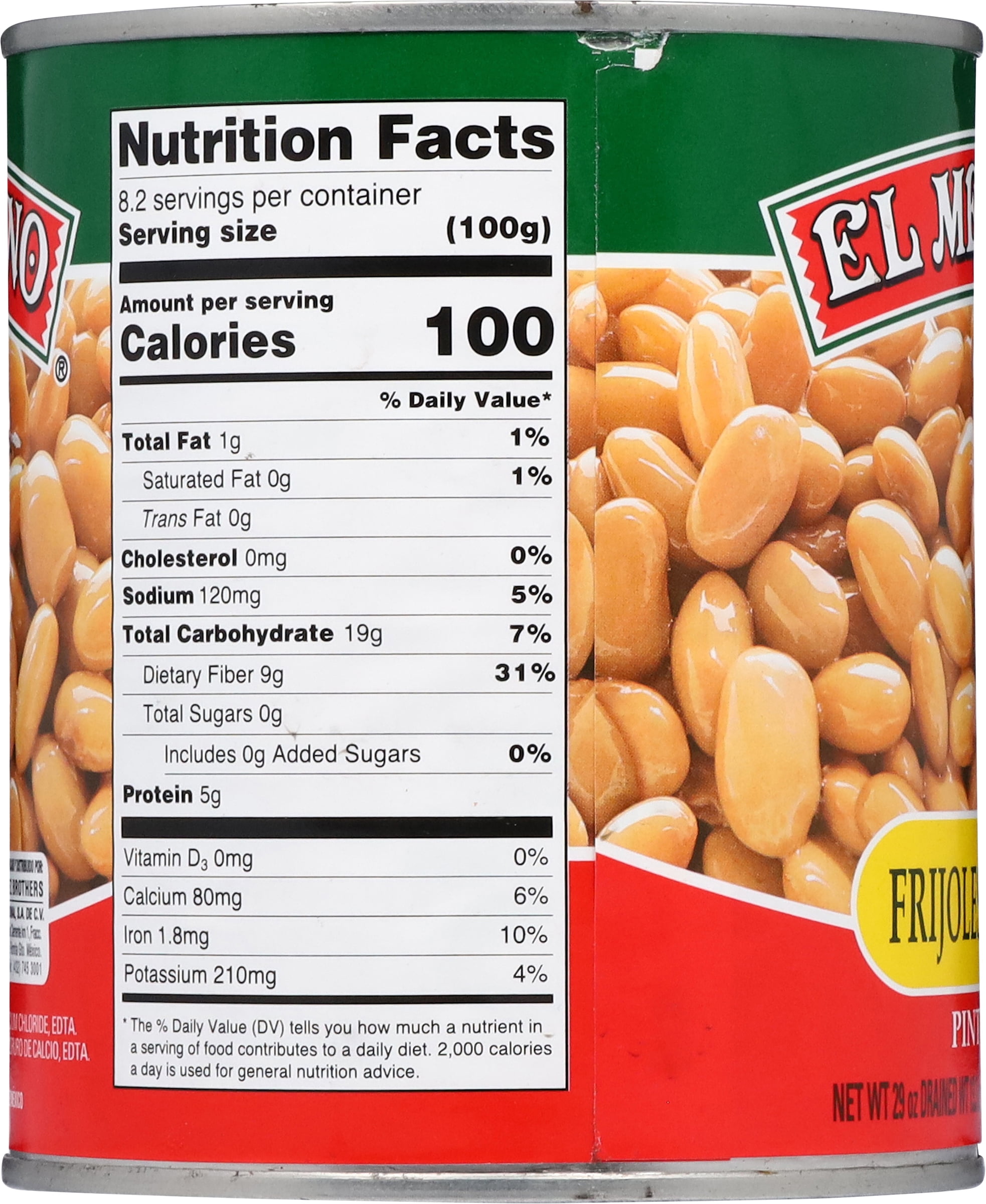 (3 pack) El Mexicano Pinto Beans, Mexican Style, 29 oz Can