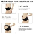 thumbnail image 3 of Maternity Support Belt Pregnancy Belly Band, Pregnancy Must Haves Belly Support Band, Antepartum Abdominal Back Support & Postpartum Belly Band - Pregnant Mom Gifts, 3 of 7