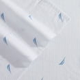 thumbnail image 2 of Nautica 100% Washed Cotton Percale 4-Piece Sheet Set, Full, Pale Blue, 2 of 6