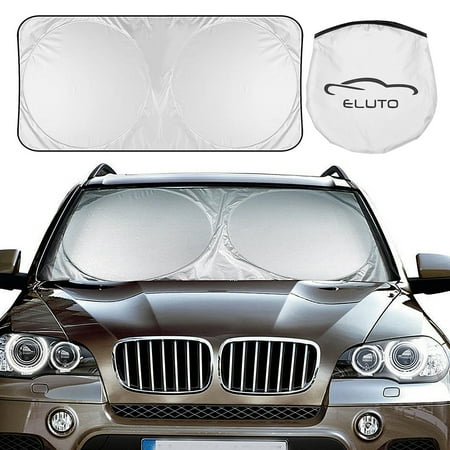 - 150*70cm & 160*86cm Front Auto Car Windshield Sunshades 210T Nylon Silver Coated Sun Shade Folding Silvering Sun Visor