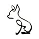 thumbnail image 1 of Escultura de perro de hierro forjado, estatua, adorno para oficina, escritorio y dormitorio. D, 1 of 7