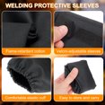 thumbnail image 4 of Welding Sleeves 20" Flame Retardant Cotton Arm Protection Sleeves, Black, 4 of 7