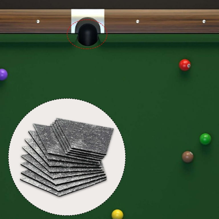 12Pcs Billiard Pool Table Cushion Facings Billiards Supplies Rubber Facings Bevel