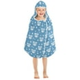 thumbnail image 7 of Toddler Hooded Beach Towel 24x50 Kids Bath Towels Soft Quick Dry for Swim Pool Boys Girls Baby Bear Face and Star, 7 of 7