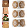 thumbnail image 3 of 3 Rouleaux d'Autocollants de Noël Flocon de Neige Thème de Noël (Couleur Assortie), 3 of 8