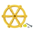 thumbnail image 3 of Accesorio de columpio con rueda de pirata, accesorio multiusos para gimnasio, volante para parque, casa del , patio trasero, casa de juegos amarillo, 3 of 8