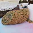 thumbnail image 3 of Cork Coaster 16Pcs Liège Naturel Coasters Table Anti Glissement Tapis de Protection de Bureau, 3 of 6
