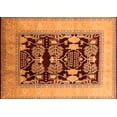 thumbnail image 1 of Ahgly Company Indoor Rectangle Oriental Orange Traditional Area Rugs, 2' x 5', 1 of 4