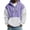 Purple, variant on Men's Color Block Quarter-Zip Hooded Waffle Knit Sweatshirt, Thickened Fleece Texture Pullover, Fall Spring Street Style,Army Green,L