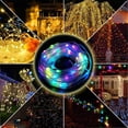 thumbnail image 2 of Luces de línea de cuero de colores mágicos, luces de ambiente, luces de hadas Bluetooth para árboles de Navidad, decoraciones de cumpleaños, cadenas de luces navideñas, 2 of 3