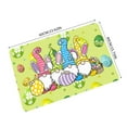 thumbnail image 3 of Happy Easter Bunny Gnome Kitchen Rugs Set of 1, Rabbit Chick Eggs Balloon Carrot Kitchen Mats Decor, Spring Floor Door Mat Home Decorations Profile Floor Mats Decorations for Home Kitchen -16x24 Inch, 3 of 5