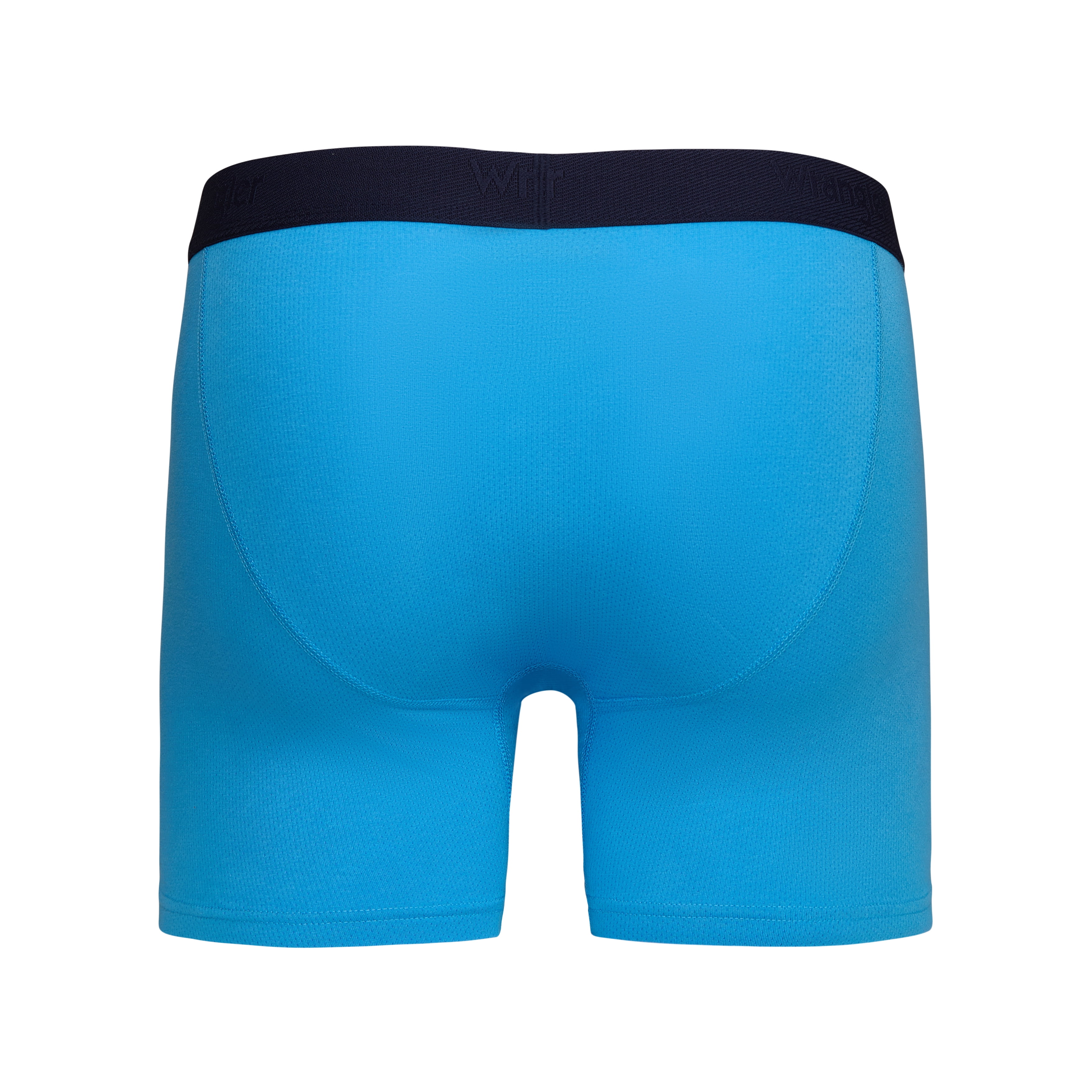 Wrangler 6" Active Cotton Stretch Mesh Boxer Briefs for Men, XL, Navy/Azure Blue/Charcoal, 6-pack