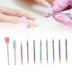 thumbnail image 1 of Juego de brocas para uñas cabezal de pulido de uñas de 10 piezas para salón de belleza ANGGREK Otros, 1 of 8