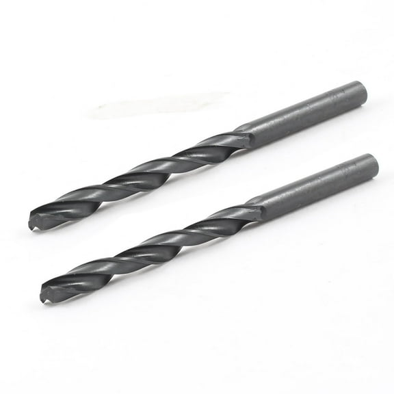 Unique Bargains 2pcs HSS Straight Shank 5.4mm Diameter Twist Drilling Bit for Electric Drills