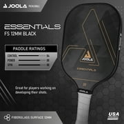 JOOLA Essentials Pickleball Paddle, Fiberglass, USAPA Approved, Black