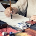 thumbnail image 4 of 18 Pcs Calligraphy Brush Pens Stationary Writing Practical Painting Pens, 4 of 5