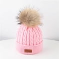 thumbnail image 2 of SDJMa Toddler Kid Girl&Boy Baby Infant Winter Crochet Knit Hat Beanie Hairball Cap, 2 of 3