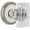 Polished Nickel, variant on Grandeur Newccr_Psg_234_Cs Carre Crystal Solid Brass Passage Door Knob Set - Brass