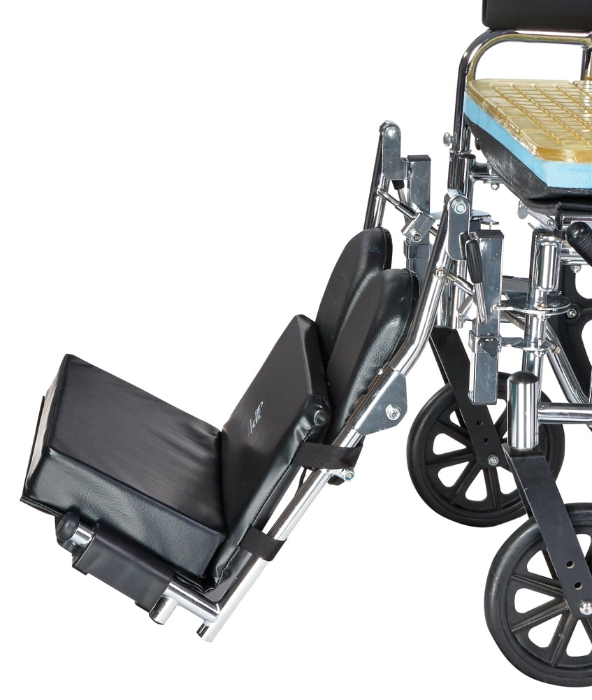SkiLCare DropStop Wheelchair Footrest Extender, with 2 inch pad
