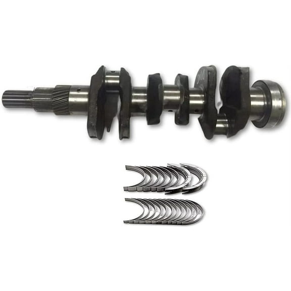 Seapple Complete Crankshaft With Bearing Set 16261-23013 16261-23012 16261-23010 Compatible with Kubota D1105 Engine