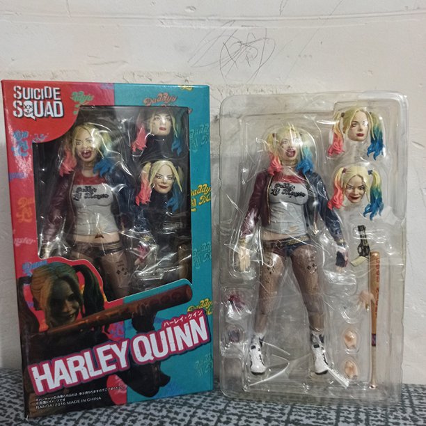2025 SHFiguarts-figuras de acción de Harley Quinn, muñecos coleccionables de Anime de calidad, Super Squad, chica Sexy, regalos de cumpleaños