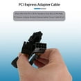 thumbnail image 4 of 1Pack GPU VGA PCI-E 8 Pin Female to Dual 8(6+2) Pin Male PCI Express Adapter Braided Sleeved Splitter Power Cable 8 Inch, 4 of 7