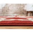 thumbnail image 3 of Unique Loom Trellis Geometric Modern Area Rugs, Red, 3 of 4