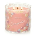 thumbnail image 4 of Yankee Candle Congrats 3-Wick Candle, White Strawberry Bellini, 14.5 oz., 4 of 5
