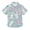 Bunny Rabbit and Daisy Flower, variant on Dailycode Small Short Sleeve Button Down Shirts Bunny Rabbit and Daisy Flower Casual Shirt 3-10 Years