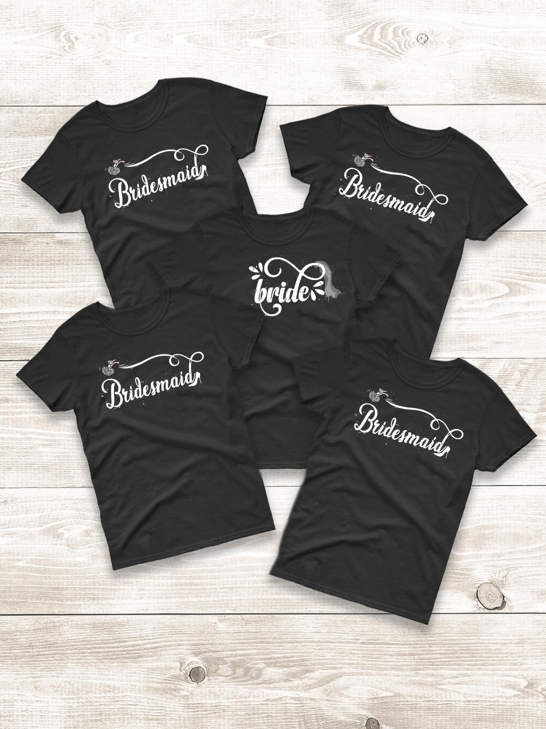 Bachelorette party t-shirts bridesmaid maid of honor custom shirts or tanks trendy squad crew team outing bridal party bridesmaid gifts