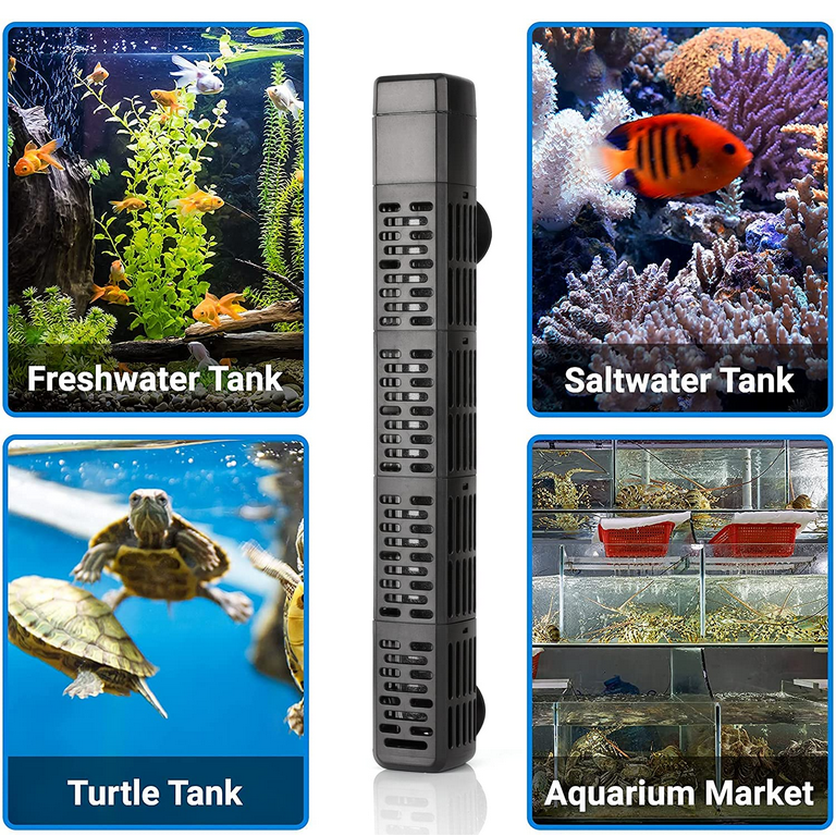 Hygger 500W 800W 1000W Quartz Aquarium Heater Submersible Fish Tank