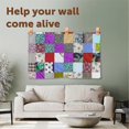 thumbnail image 5 of 4pcs Tapestry Hanger, Quilt Wall Hangers Wooden Quilt Wall Rack Wall Clips For Hanging Blanket Clip, 5 of 5