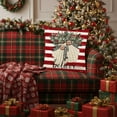 thumbnail image 4 of Under $5 Christmas Throw Pillow Covers 18x18" Christmas Printed Pillow Cover Series Home Sofa Decoration Cushion Cover Bedroom Pillow Cover for Holiday Party Supplies, 4 of 7