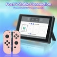 thumbnail image 3 of Joypad Controller (L/R) for Nintendo Switch, Wireless Gamepad with Motion Control Vibration Turbo Wake-Up, Compatible with Switch OLED Lite, Pink, 3 of 7