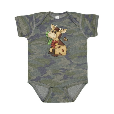 

Inktastic Corky Cow Boys Baby Bodysuit