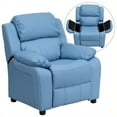 thumbnail image 1 of Bowery Hill Kids Recliner in Light Blue, 1 of 5