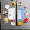 thumbnail image 2 of 4 Pcs Tableau de Liste de Tâches Tableau Mémo Effaçable à Sec Tableau de Tâches Tableau de Liste RV avec 10 Papiers Effaçables à Sec, 2 of 7