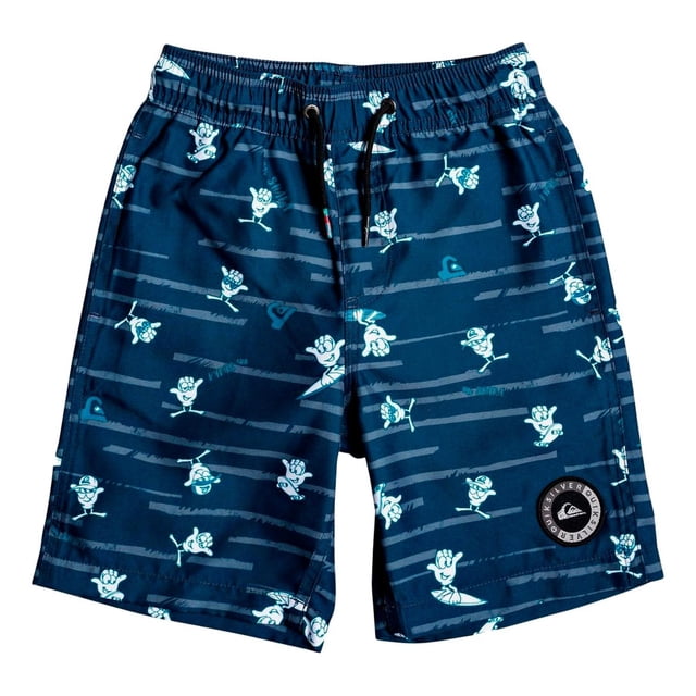 Short Quiksilver Niño Mr Shaka 14" Azul Natación EQKJV03085BYK6