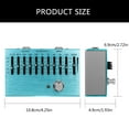 thumbnail image 5 of Multifuntional 10 Band Equalizers Effect Pedal Guitar Effects Sound Enhancer Music Production Gear Portable Equa, 5 of 11