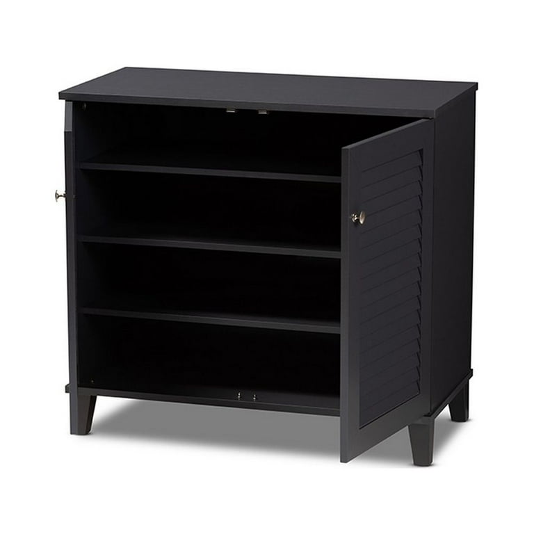 Baxton Studio Coolidge Espresso Shoe-Storage Cabinet Baxton Studio Coolidge Espresso Shoe-Storage Cabinet