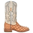 thumbnail image 3 of Corral Western Boots Mens Fish Pirarucu Embroidery Cognac A4050, 3 of 4