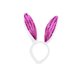 thumbnail image 2 of Diadema con orejas de conejo de vellón, pinza para el pelo de conejo de Pascua, aros para la cabeza, diadema de plástico, 2 of 6